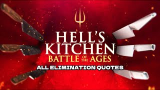 Hell’s Kitchen Season 21: Battle Of The Ages  All Elimination Quotes