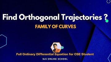 Problems on Orthogonal Trajectory | Family of Curves x^2 -y^2 =C1^2 | Find Orthogonal trajectories?