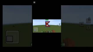 Nepali flag biuld in minecraft