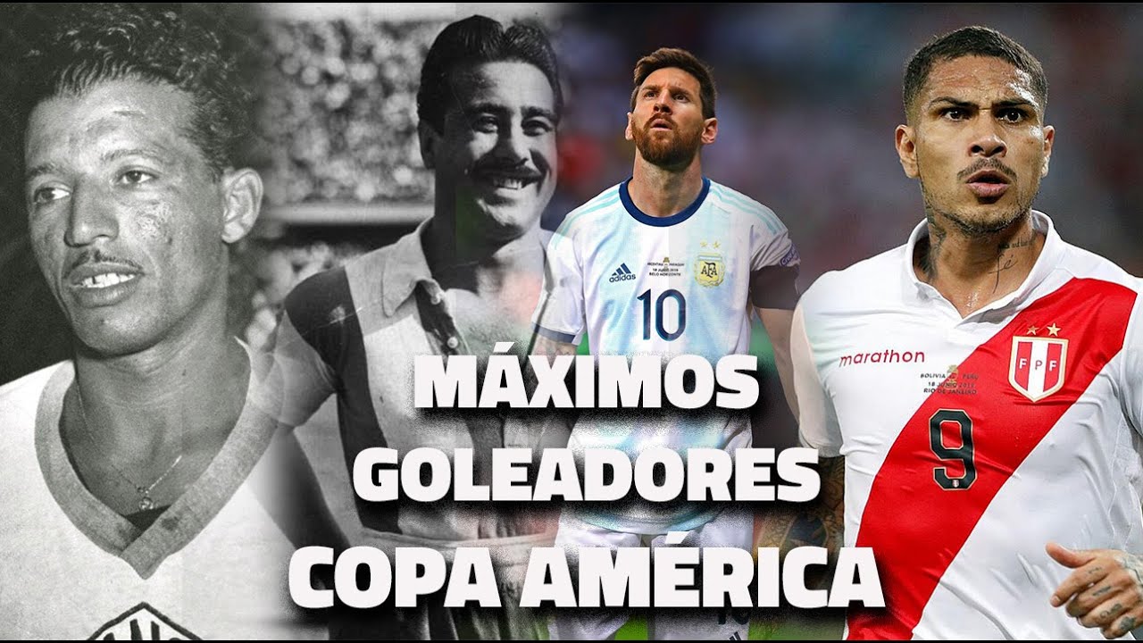 MÁXIMOS GOLEADORES de la COPA AMÉRICA | (1916-2021) ⚽ - YouTube