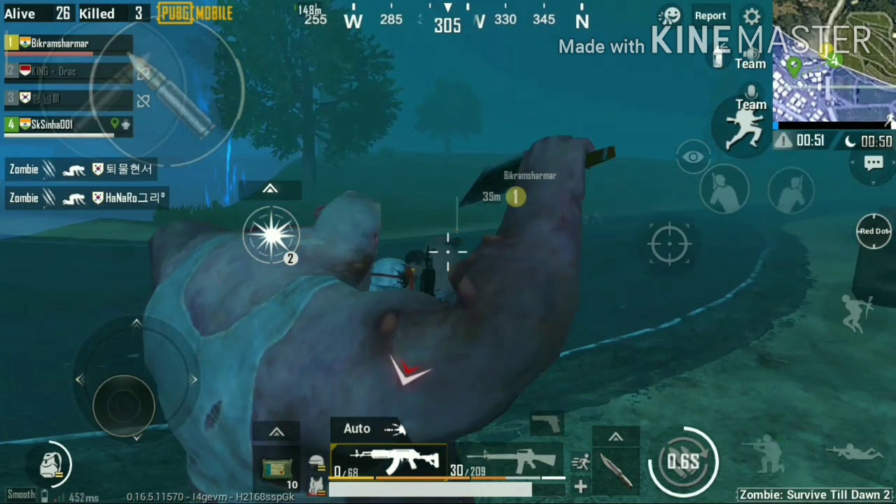 pubg zombie mode#3 - YouTube