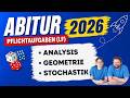 Mathe Abitur 2025 BaWü Leistungsfach – Pflichtteil (hilfsmittelfrei) | P1–P4 Lösungen