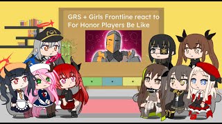 Blue Archive And Girls Frontline React To For Honor Players Be Like