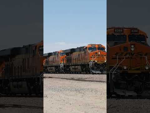 BNSF 8388 EB Z TRAIN MP 737 NEEDLES SUB 7-25-2023 #freighttrains #shorts