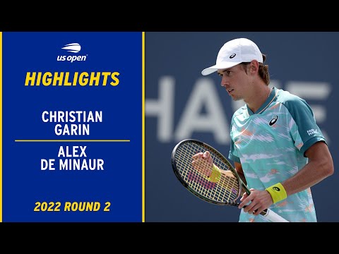 Christian garin vs. Alex de minaur highlights | 2022 us open round 2