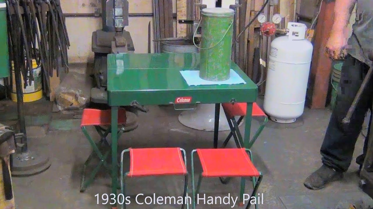 vintage camping table