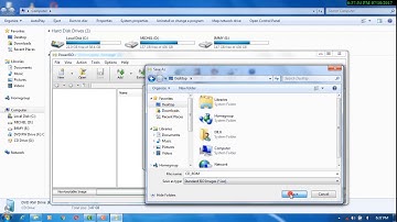 How to create iso image file from cd/dvd using poweriso