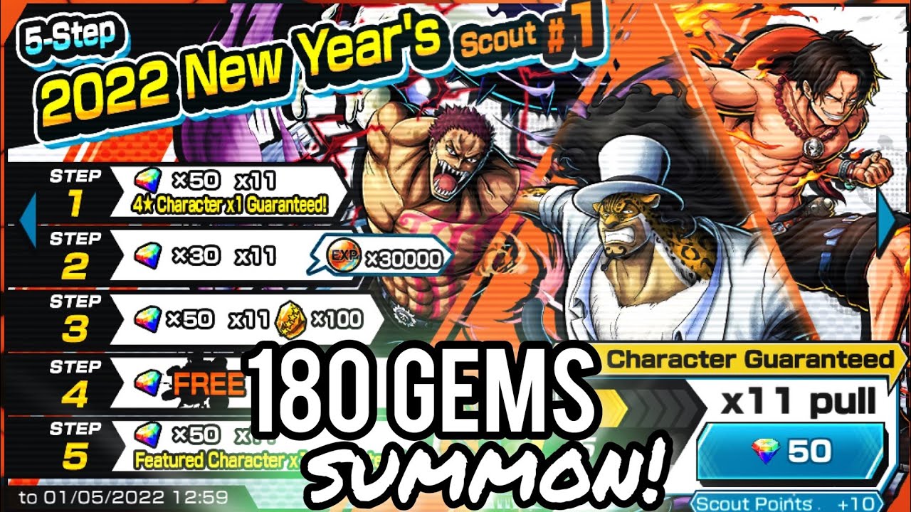 Happy New Year! 2022 NEW YEAR’S #1 Summon! | One Piece Bounty Rush (OPBR)