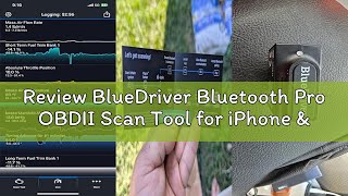 Review BlueDriver Bluetooth Pro OBDII Scan Tool for iPhone &amp; Android - No Subscription Fee - OBD2 Ca