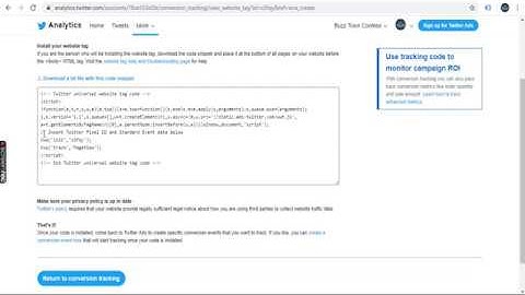 How To Find Twitter Pixel Id | Twitter Pixel Id | Twitter Pixel Helper | Buzz Town Confess