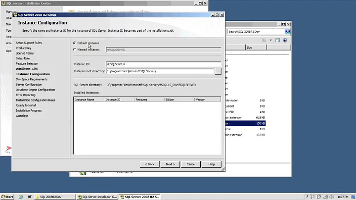 SQL Server 2008 R2 - Installation step by step