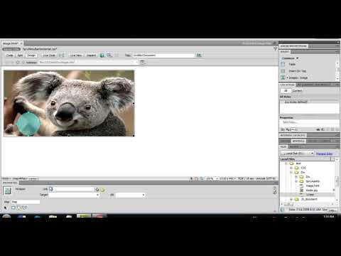 draw image in Adobe Dreamweaver CS5