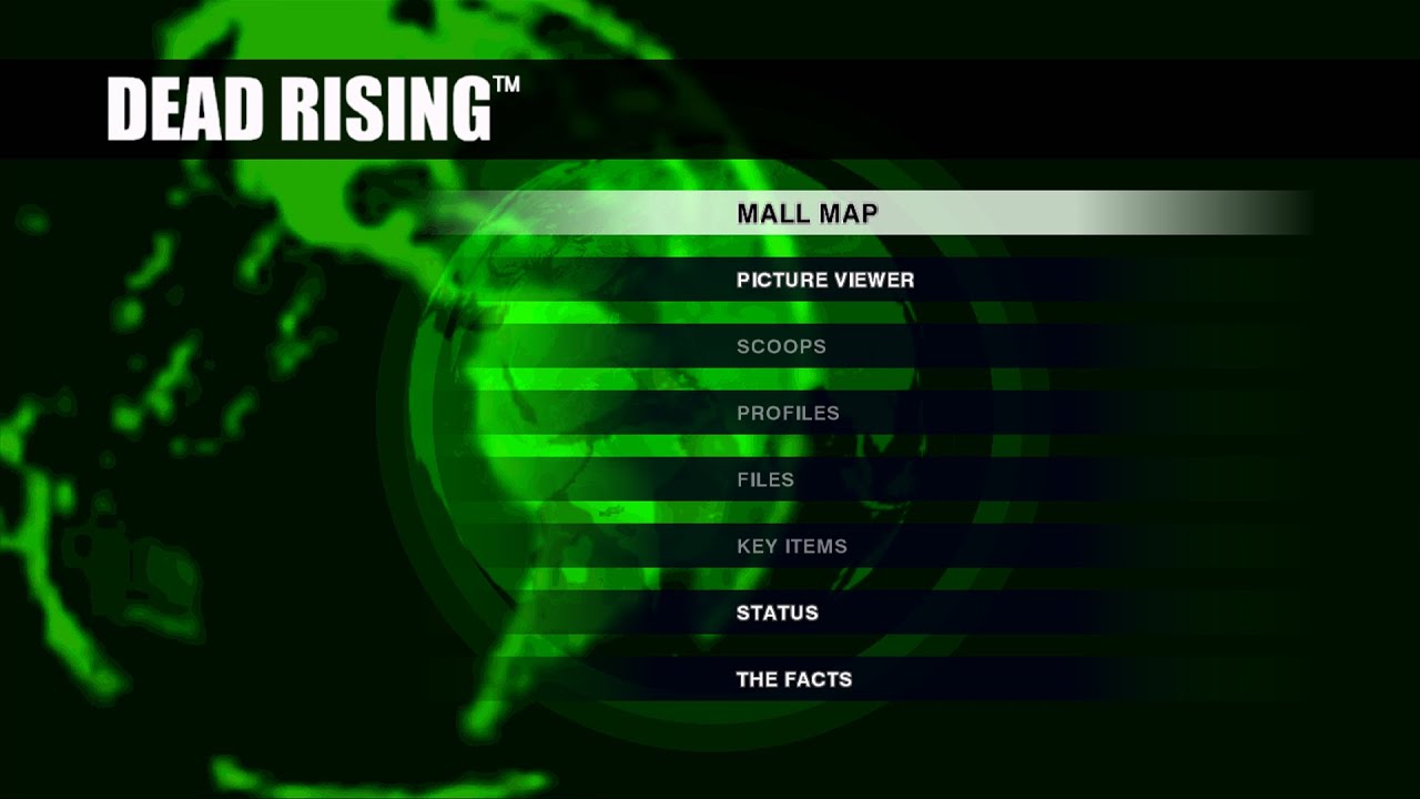 DEAD RISING Beta - Unfinished Pause Menu (Las Vegas Demo) - YouTube