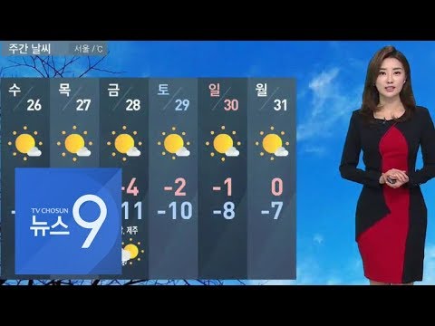[날씨] 성탄절 한파 주춤, 중부 오후부터 눈