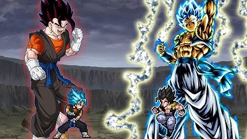 Vegito DBH V2 OP(AF) VS Gogeta TP V3 OP(All Form) in Jump Force Mugen