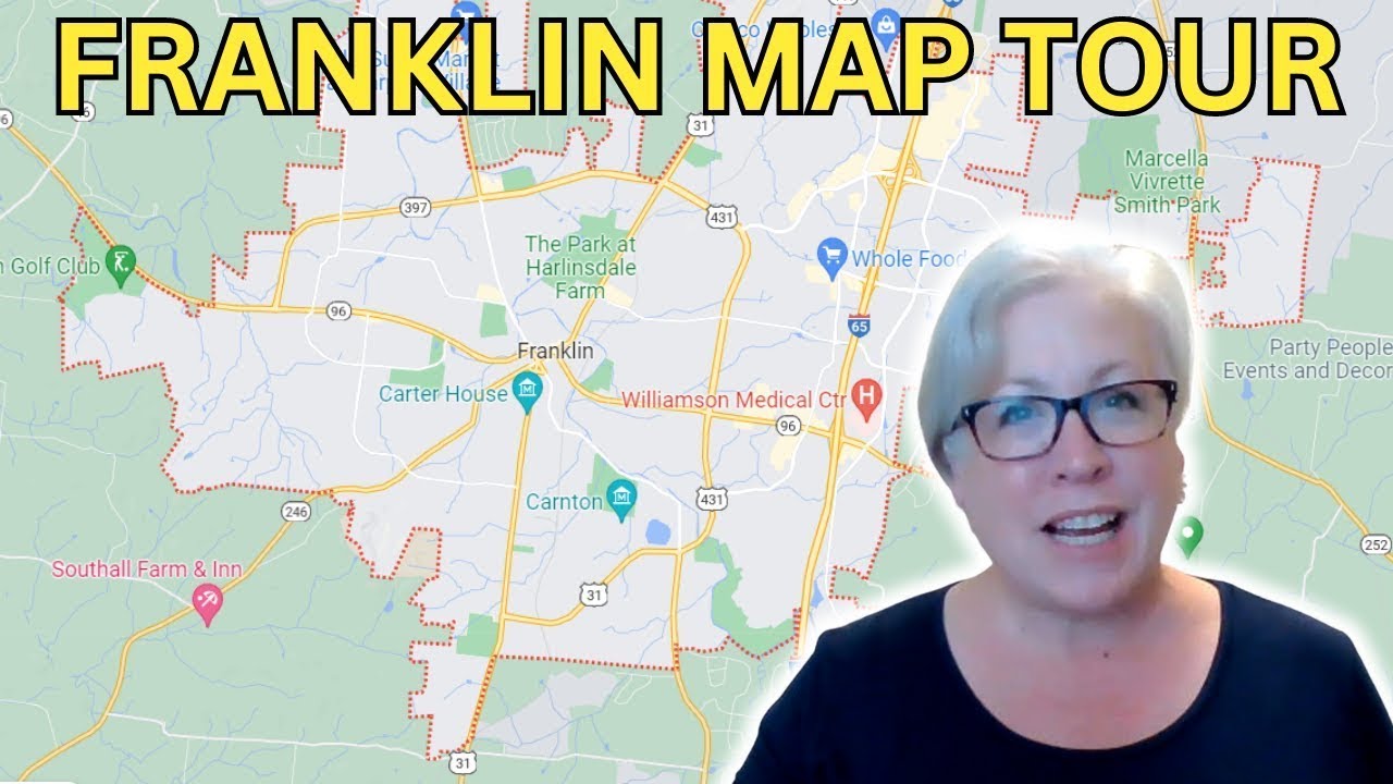 Franklin Tennessee Map Tour All About Franklin TN Moving To
