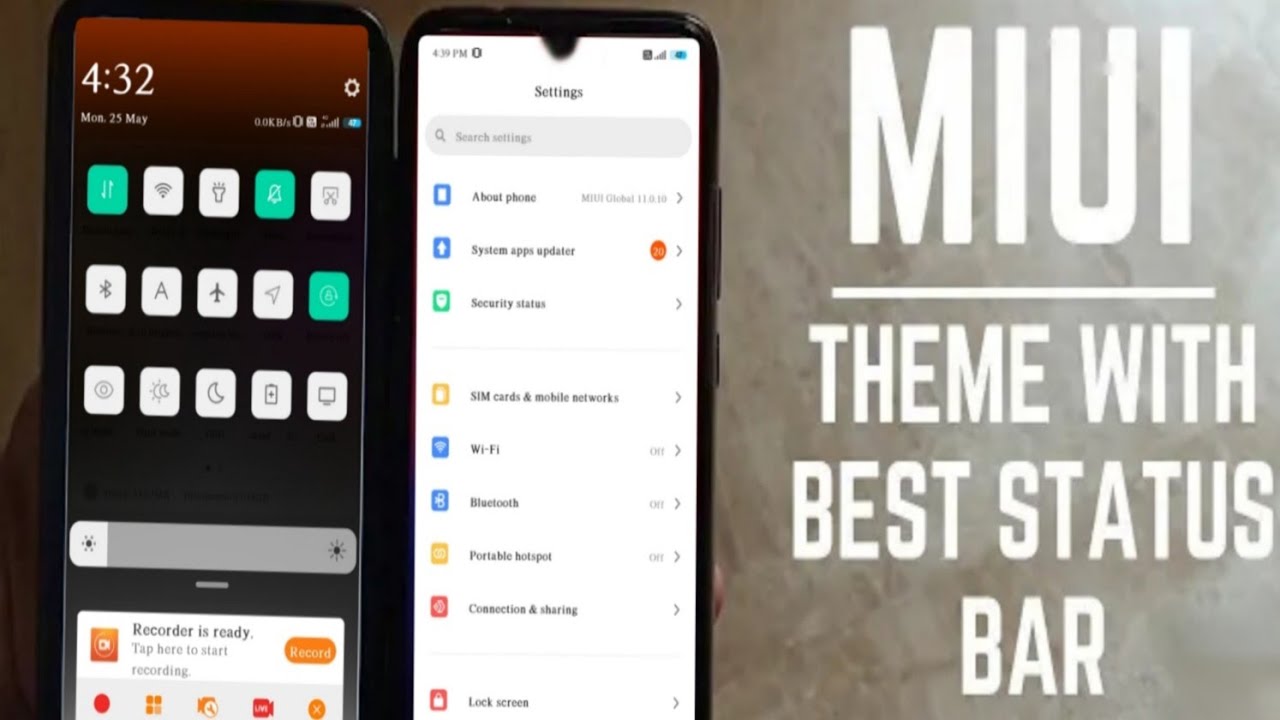 miui 11 best satas bar theme Miui coloros theme