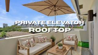 Luxury Fort Lauderdale Townhome Tour | Private Elevator   Rooftop Terrace