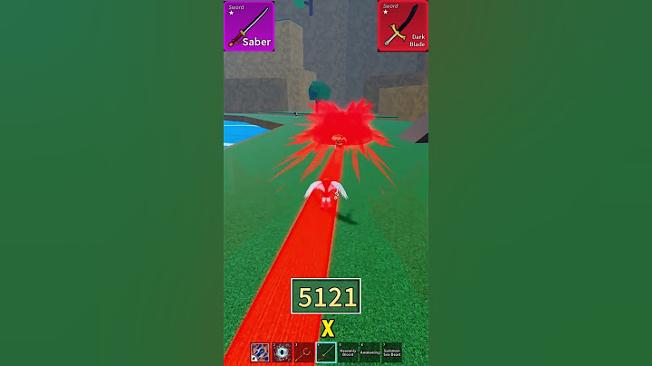 SABER V2 vs DARK BLADE V3 - Blox Fruits Update20 #shorts
