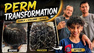 Hair Perm Transformation London 🇬🇧 | Curly Hair Makeover | Ronasia Unisex Hair Salon