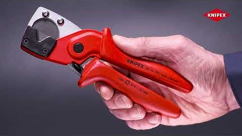 90 10 185 KNIPEX Pipe Cutter - Product Video