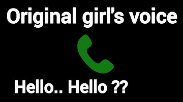 Hello.. hello ?? Original girl