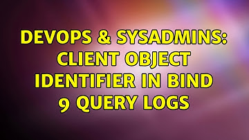 DevOps & SysAdmins: Client object identifier in BIND 9 query logs