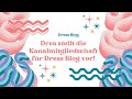 Drea stellt die Kanalmitgliedschaft für Dreas Blog vor!