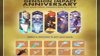 Genshin Impact 1st anniversary rewards - Expectations vs Reality