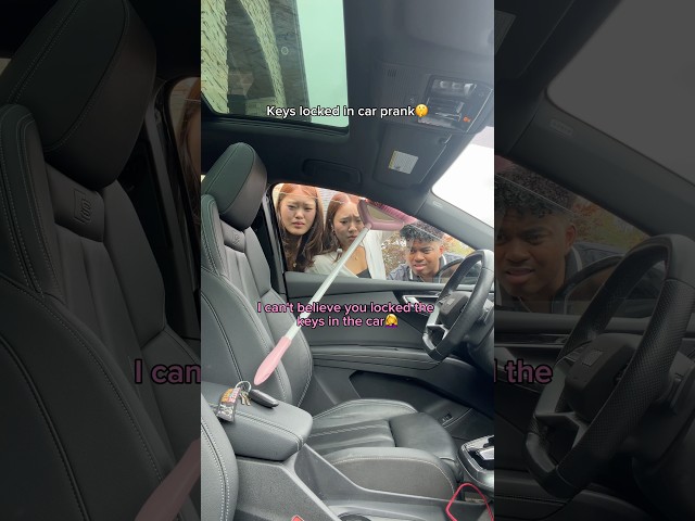Keys locked in car gone wrong🤫 #sister #sisters #sistergoals #funny #funnyvideo #comedy #fun #trend