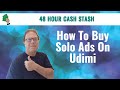 How To Buy Solo Ads On Udimi For The Beginner - Complete Step By Step Tutorial