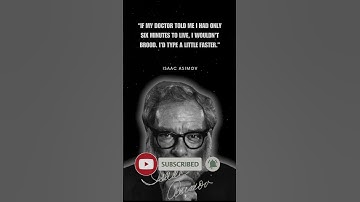 1-minute quotes from ISAAC ASIMOV that is WORTH Listening To! | Life-Changing Quotes #isaacasimov