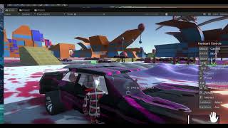 IN UNITY GAME ENGINE MY CAR DRIVABLE MADE IN GAMETEMPLATE WITH PREFAB MECHNIC BUT MY DESIGN MODEL1