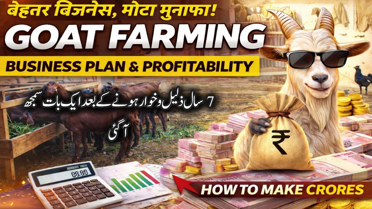 Goat Income 🔥 Goat Farming Business Plan & Profitability 2026 | Complete Cost ...