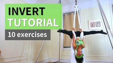 Aerial Silks Beginner STRADDLE INVERT TUTORIAL | Meg Aerial Fitness