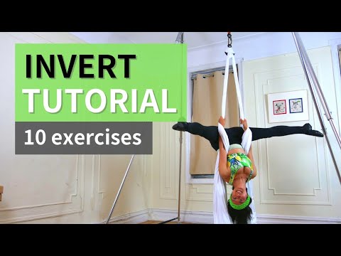 Aerial Silks Beginner STRADDLE INVERT TUTORIAL | Meg Aerial Fitness