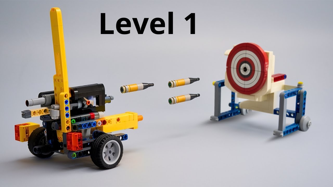 LEGO Gun Experiments: Destroying Targets with Precision - YouTube