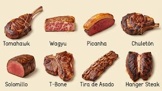 Todos los cortes de carne explicados