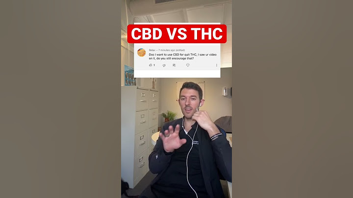 CBD TO QUIT THC 🌿💨 BE WARNED….