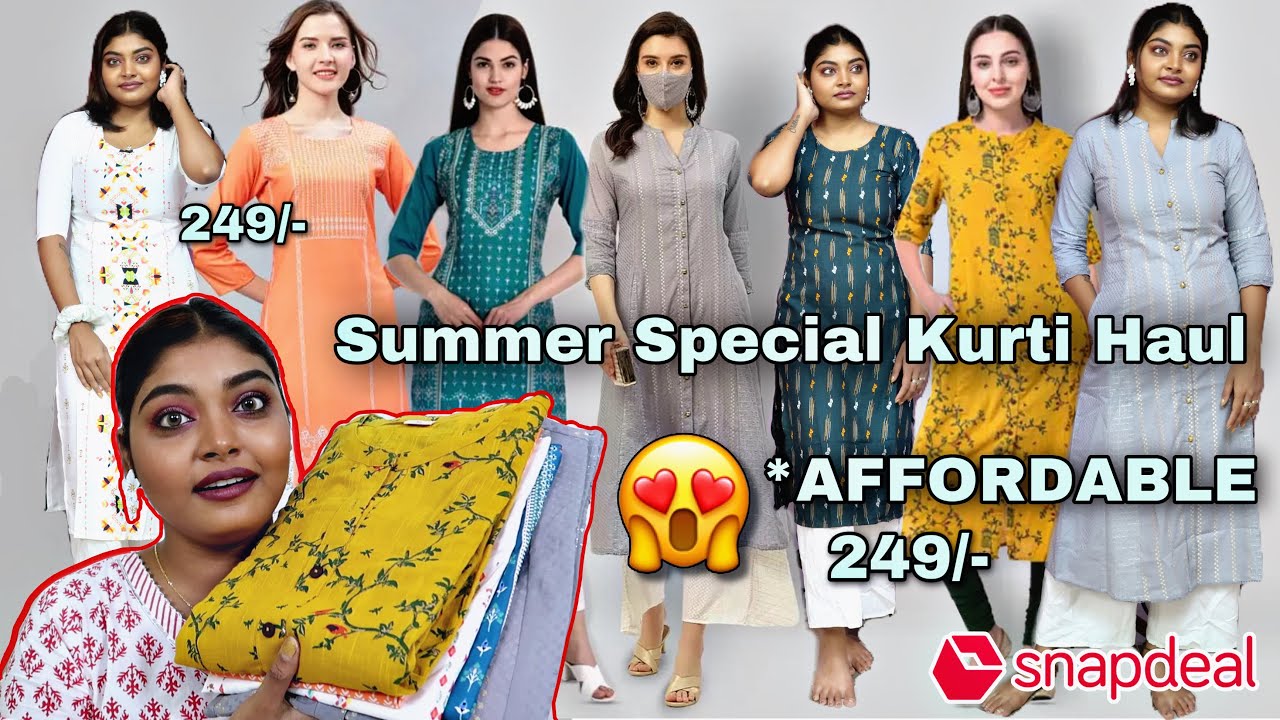 Buy 1 Stop Fashion Women's Crape Multicolor Straight Kurta/Kurti (Pack of  2) STFA-104-118-S at Amazon.in