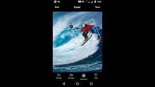 Erase background and superimpose using LightX Photo Editor for Android screenshot 5