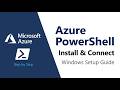 How to Install Azure PowerShell on Windows and Connect to Azure Account