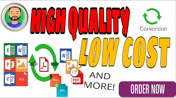 Convert PDF To Excel Word Jpeg Edit Redesign Files on fiverr.com