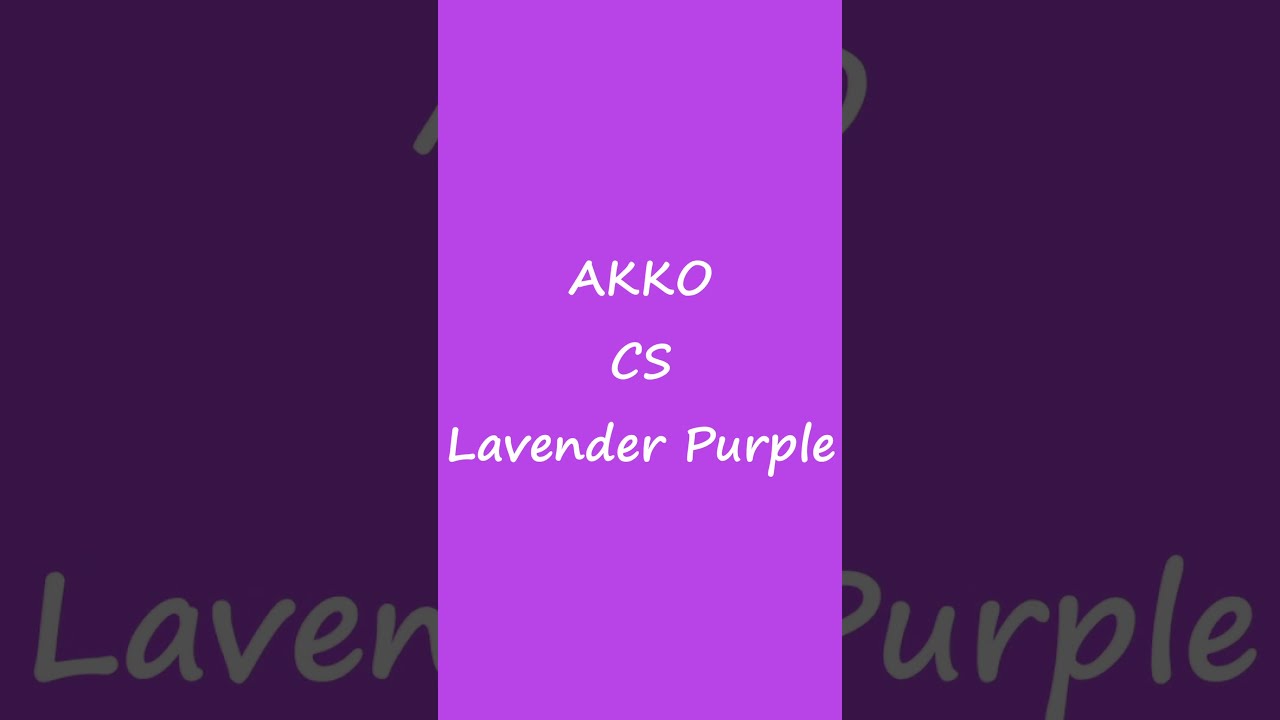 AKKO CS LAVENDER PURPLE SOUNDTEST 