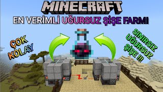 Minecraft Bedrock 1.21 Tam Otomatik Uğursuz Şişe Farmı (MCPE/Xbox/PS5/Nintendo Switch/PC)