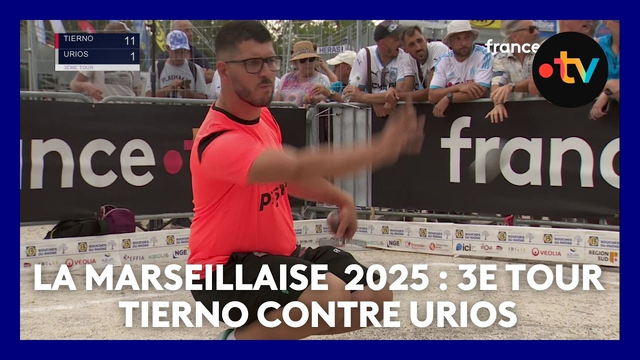 La Marseillaise à pétanque 2025 : 3e tour Tierno contre Urios