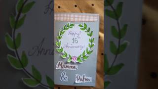 Anniversary card diy easy #cardmaking #diycards #anniversarycards  #cardcreations #easycardmaking
