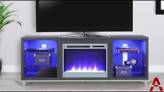 Lumina Fireplace TV Stand feature video for product specifications. This video gives a product tour so you know exactly what you 