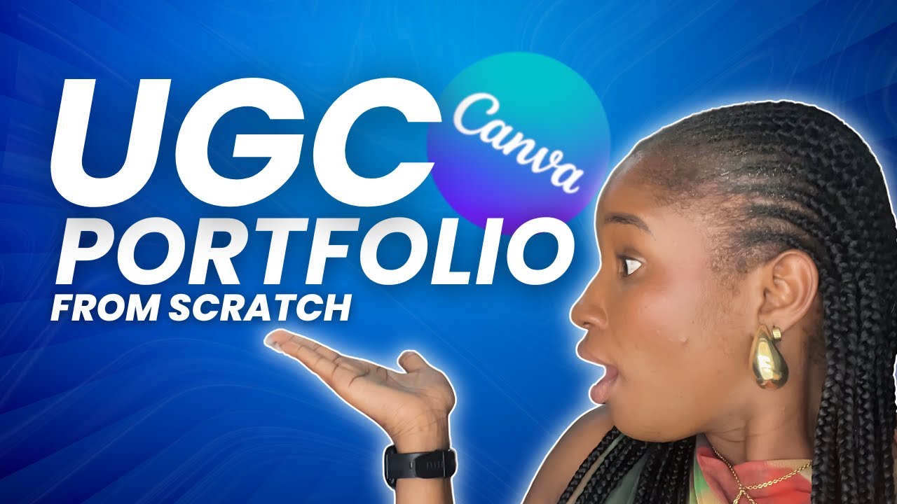 How To Create A UGC Portfolio Using Canva | Tutorial For Beginners ...