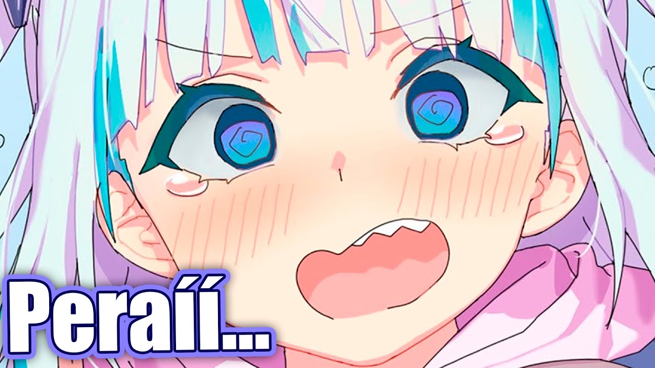 Gura não esperava por isso e ficou corada...